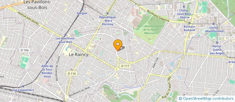 localisation de l'entreprise SELENA AUTO SALES à LE RAINCY