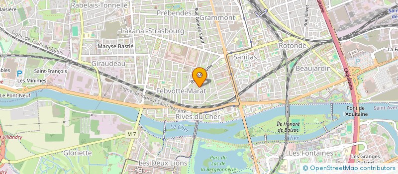 localisation de l'entreprise SELENA CORP.  TOURS