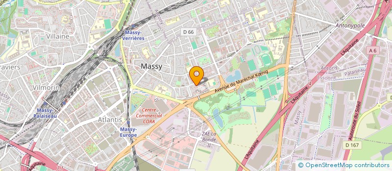 localisation de l'entreprise SELENA INFO à MASSY
