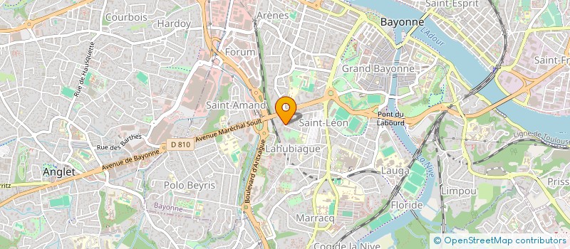 localisation de l'entreprise SELENE à BAYONNE