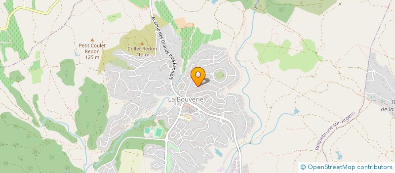 localisation de l'entreprise SELENE  SAINT-RAPHAEL