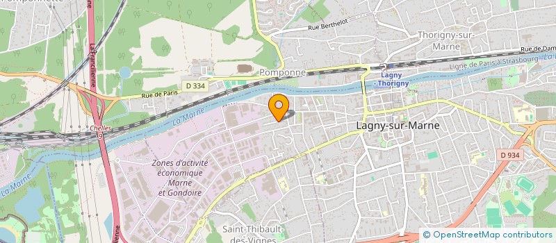 localisation de l'entreprise SELENE  LAGNY-SUR-MARNE