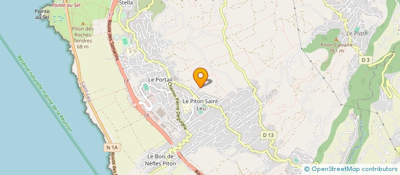 localisation de l'entreprise SELENE 6 à SAINT-LEU