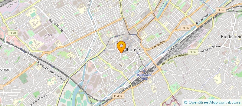 localisation de l'entreprise SELENE à MULHOUSE