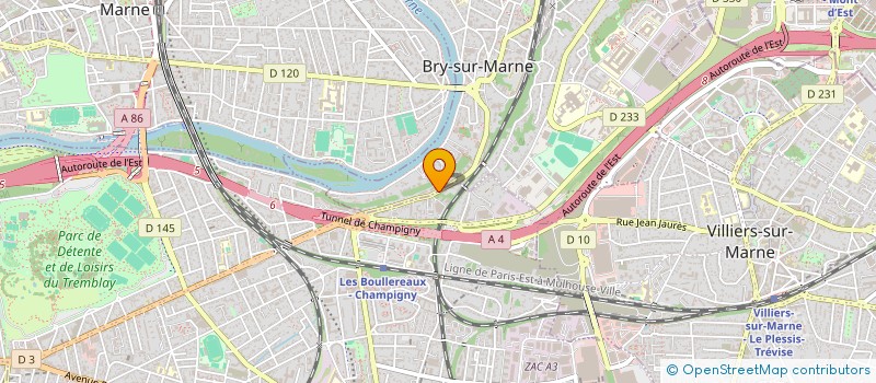 localisation de l'entreprise SELENE  BRY-SUR-MARNE
