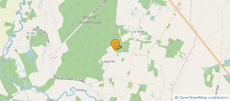 localisation de l'entreprise SELENE à MERS-SUR-INDRE