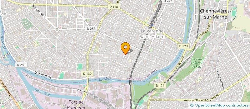 localisation de l'entreprise SELENE à SAINT-MAUR-DES-FOSSES