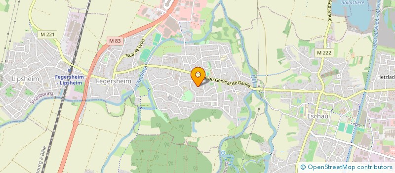 localisation de l'entreprise SELENE à FEGERSHEIM