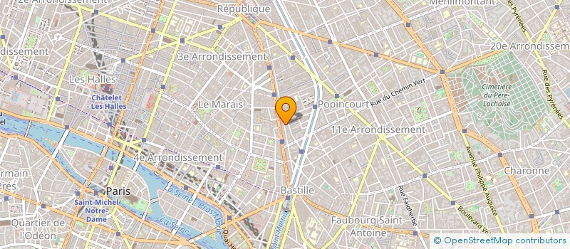 localisation de l'entreprise SELENE ASS RECH COSMOBIOLOGIE à PARIS