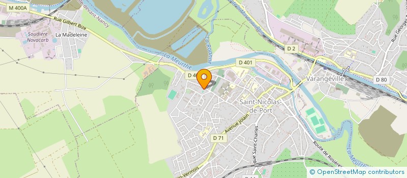 localisation de l'entreprise SELENE ET COSMOS  SAINT-NICOLAS-DE-PORT