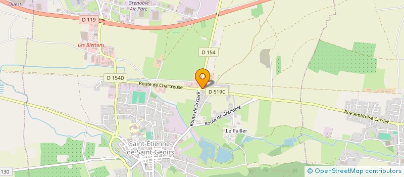 localisation de l'entreprise SELENE MATERIAUX à SAINT-ETIENNE-DE-SAINT-GEOIRS