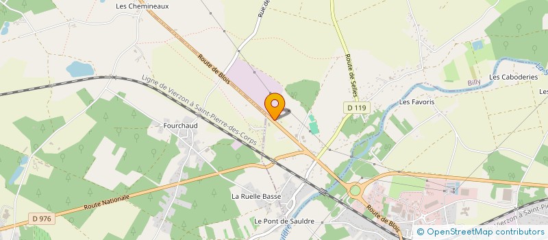 localisation de l'entreprise SELENIA BTP  BILLY