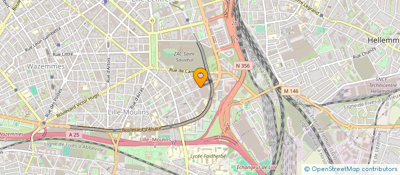 localisation de l'entreprise SELENITES SARL à LILLE