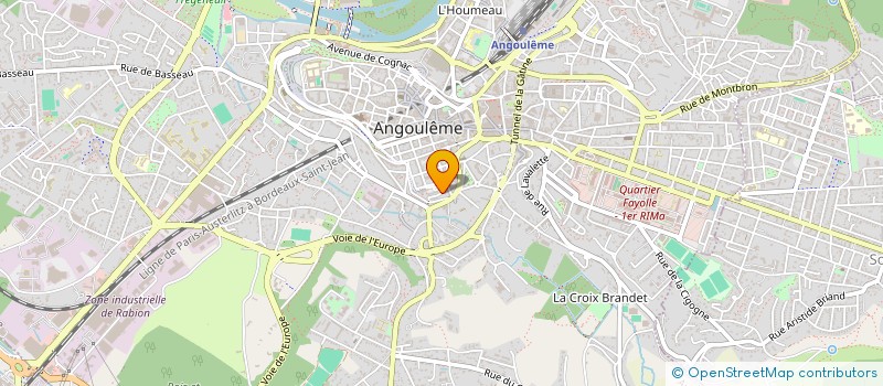 localisation de l'entreprise SELENOTE à ANGOULEME