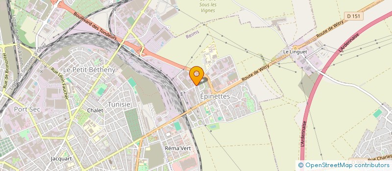 localisation de l'entreprise SELEOR  REIMS