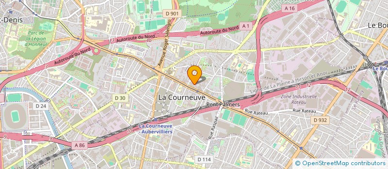 localisation de l'entreprise SELERI à LA COURNEUVE