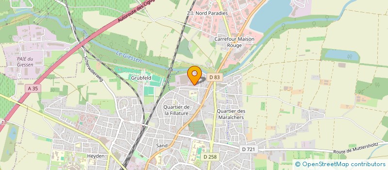 localisation de l'entreprise SELES CARREAUX à SELESTAT