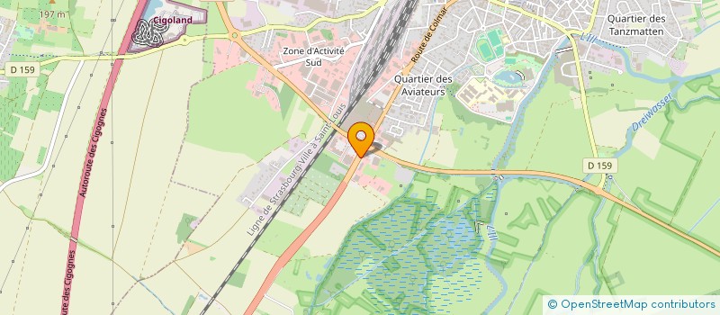 localisation de l'entreprise SELEST à SELESTAT