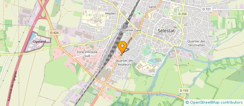 localisation de l'entreprise SELESTAT LOCATION à SELESTAT