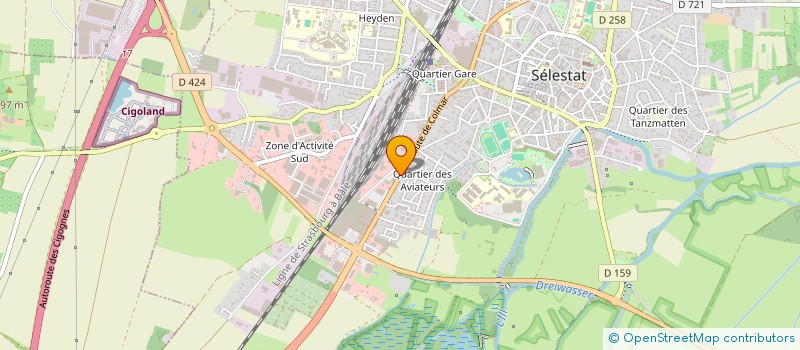 localisation de l'entreprise SELESTEFRUITS à SELESTAT