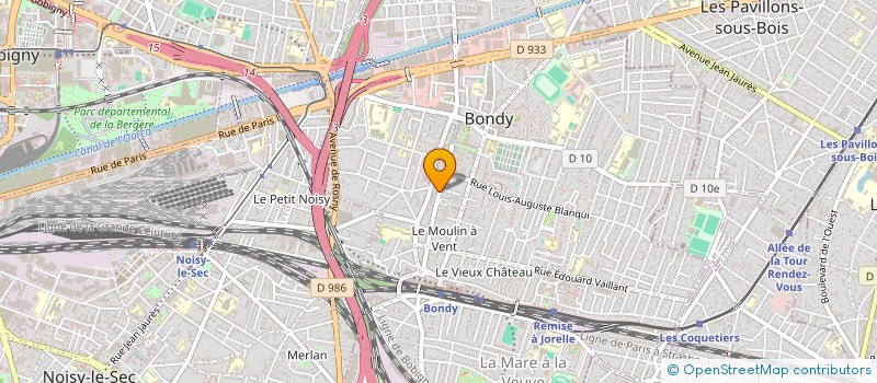 localisation de l'entreprise SELEUCIA à BONDY