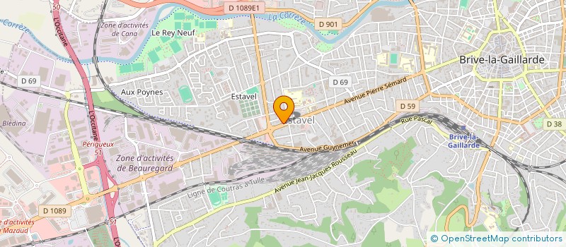 localisation de l'entreprise SELEURL BUGEAUD  BRIVE-LA-GAILLARDE