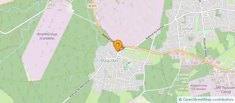 localisation de l'entreprise SELEURL PHARMACIE DE MAGUDAS à SAINT-MEDARD-EN-JALLES