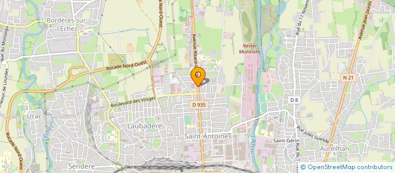localisation de l'entreprise SELEURL PHARMACIE DE TARBES BERGERET à TARBES