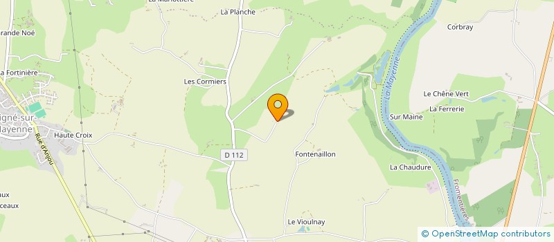 localisation de l'entreprise SELF  LA ROCHE-NEUVILLE