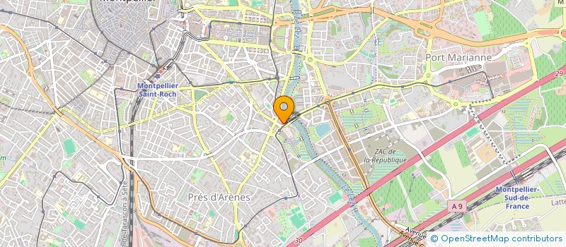 localisation de l'entreprise SELF à MONTPELLIER