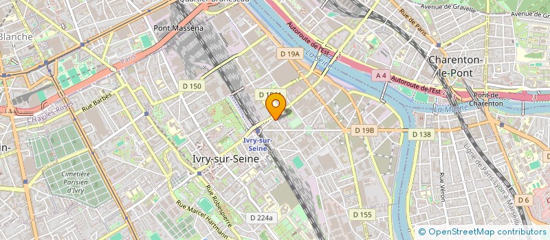 localisation de l'entreprise SELF AUTO CITY à IVRY-SUR-SEINE