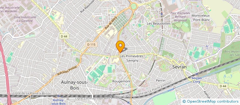 localisation de l'entreprise SELF AUTO LAVAGE SEVRAN à SEVRAN
