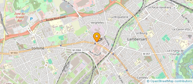 localisation de l'entreprise SELF AUTO SERVICE à LILLE