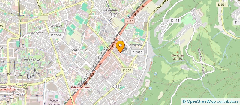 localisation de l'entreprise SELF AUTOMOBILE VIDANGE ENTRETIEN  SAINT-MARTIN-D'HERES