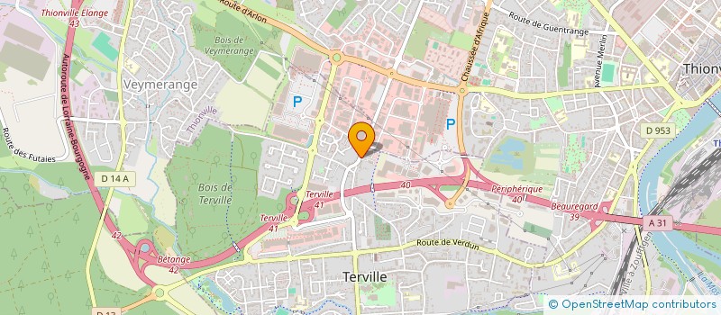 localisation de l'entreprise SELF AZ à TERVILLE