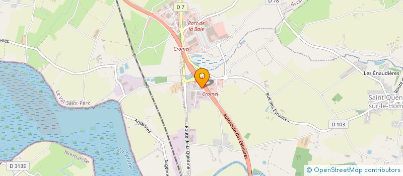 localisation de l'entreprise SELF BETON AVRANCHES à SAINT-QUENTIN-SUR-LE-HOMME