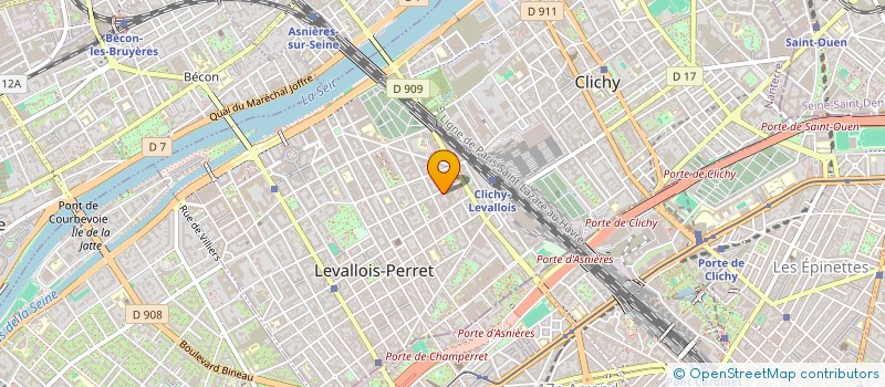 localisation de l'entreprise SELF'BUSINESS à LEVALLOIS-PERRET