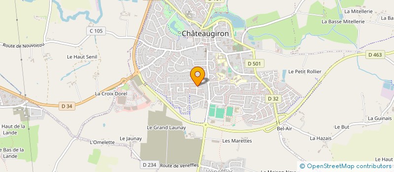 localisation de l'entreprise SELF CONTROL  CHATEAUGIRON