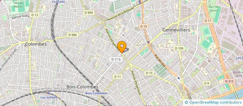 localisation de l'entreprise SELF D'ASNIERES à ASNIERES-SUR-SEINE