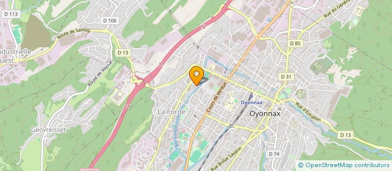 localisation de l'entreprise SELF DE LA PLAINE à OYONNAX