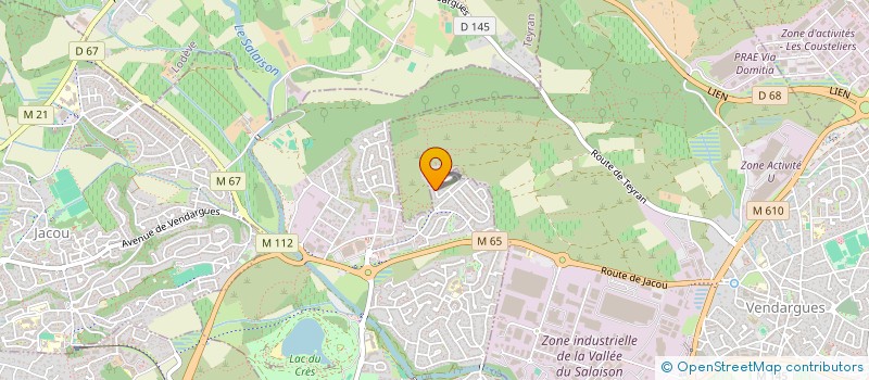 localisation de l'entreprise SELF DEFENSE SUD  LE CRES