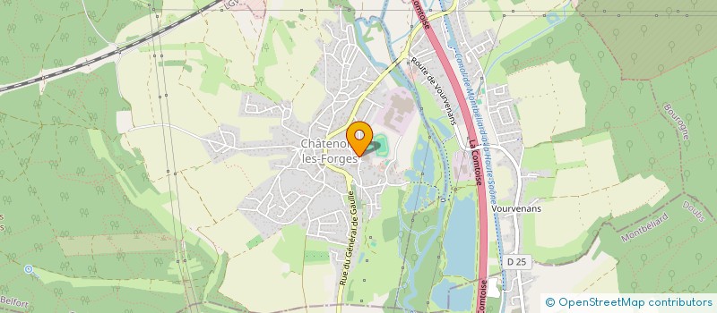 localisation de l'entreprise SELF DEFENSE TAEKWONDO 90  CHATENOIS-LES-FORGES