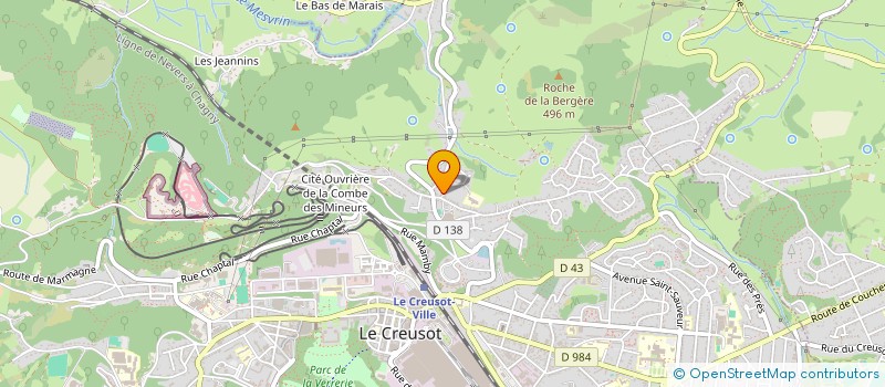 localisation de l'entreprise SELF-DEFENSE TAFZI FRANCE S.D.T.F. LE CREUSOT  LE CREUSOT