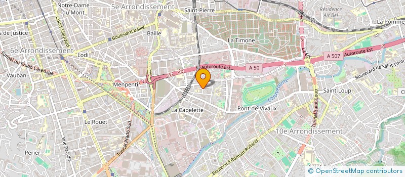 localisation de l'entreprise SELF-DEFENSE TECHNIC OPTIMAL PROFESSIONAL OF FIGHT  MARSEILLE