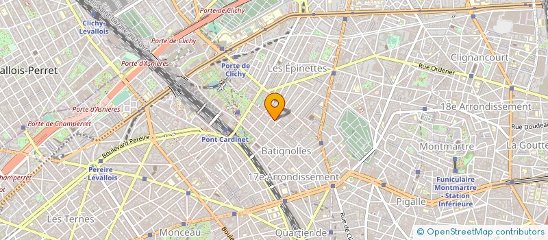 localisation de l'entreprise SELF FLEURS LEMERCIER à PARIS