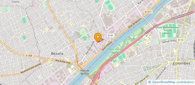 localisation de l'entreprise SELF GARAGE BEZONS à BEZONS