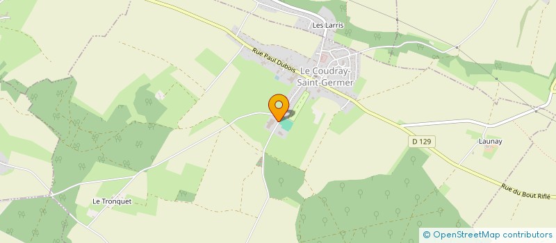 localisation de l'entreprise SELF GARAGE DU COUDRAY  LE COUDRAY-SAINT-GERMER