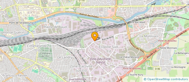 localisation de l'entreprise SELF INVEST  CESSON-SEVIGNE