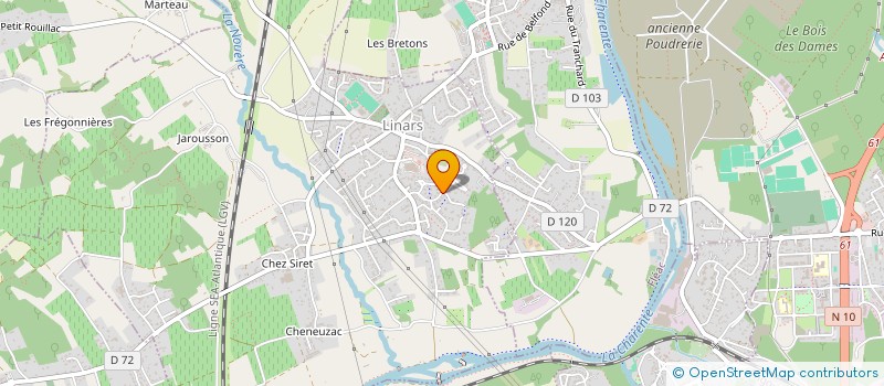 localisation de l'entreprise SELF JOB à LINARS