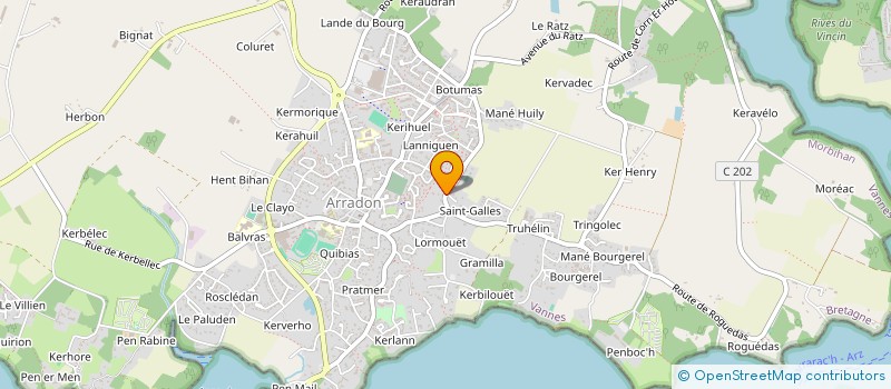 localisation de l'entreprise SELF LIGATING ORTHODONTIC TECHNIQUE EN ABREGE S.L.O.T  ARRADON